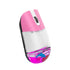 Whimsical 2.4G Wireless Mouse with Floating Animal Design - Comfortable, Quiet & Portable(pink)