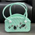 Stylish Handbag - Spacious with Decorative Elements(light green)