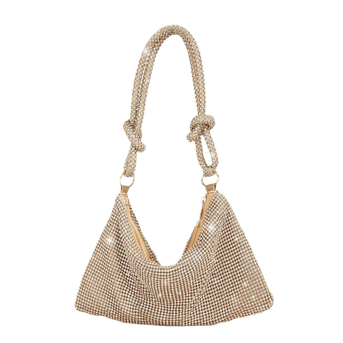 Modern Handbag - Elegant with Decorative Accents(golden)