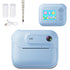 Kids Multi-Functional Camera Toy - Instant B&W Printing & Creative Stickers(blue)