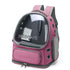 Spacious Pet Carrier with Ventilation System & Water-Resistant Design(pink)