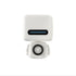 Mini Robot Style Bluetooth Speaker - Portable, 8-9 Hr Playtime, Built-in Mic & Lanyard(White)