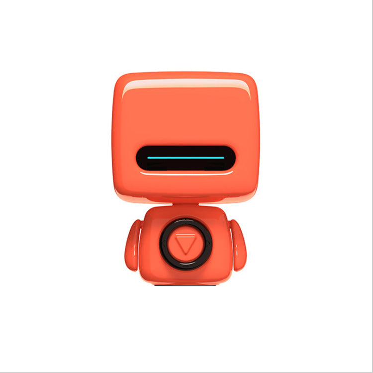 Mini Robot Style Bluetooth Speaker - Portable, 8-9 Hr Playtime, Built-in Mic & Lanyard(red)