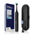 2-in-1 Sonic Electric Toothbrush & Power Flosser Kit - 3 Modes, 31000VPM, IPX7 Waterproof, with Travel Case(black)
