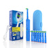 Rotating Electric Toothbrush with 3D Cleaning Action - 3 Modes, IPX7 Waterproof, with Travel Case & 6 Brush Heads(blue)