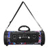 Portable Wireless Speaker - FM Radio, USB/TF Playback, AUX Input, Microphone Support & 2000mAh Battery(Blue and black)