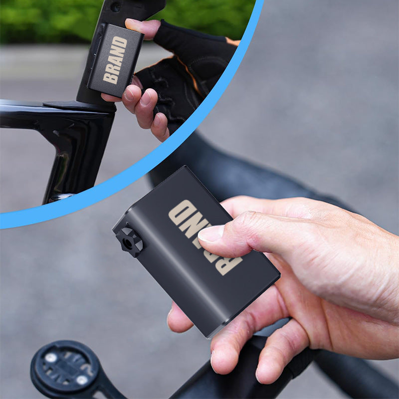 Mini Portable Electric Air Pump - 100 PSI, Digital Display, 50s Fast Inflation, USB Rechargeable(black)