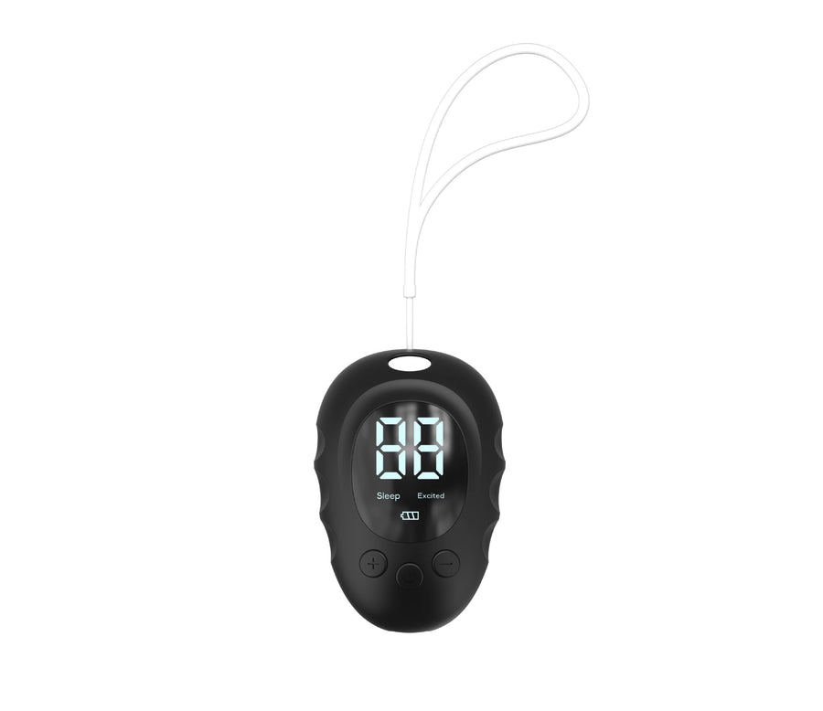 Handheld Microcurrent Sleep Aid Device - USB Rechargeable Pulse Massager for Relaxation & Deep Sleep(black)