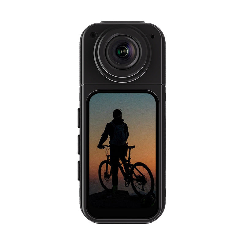 Thumb-Sized 2.7K Camera with 180 Rotatable Lens & Magnet Mount - Capture Your World Hands-Free(black+32G)