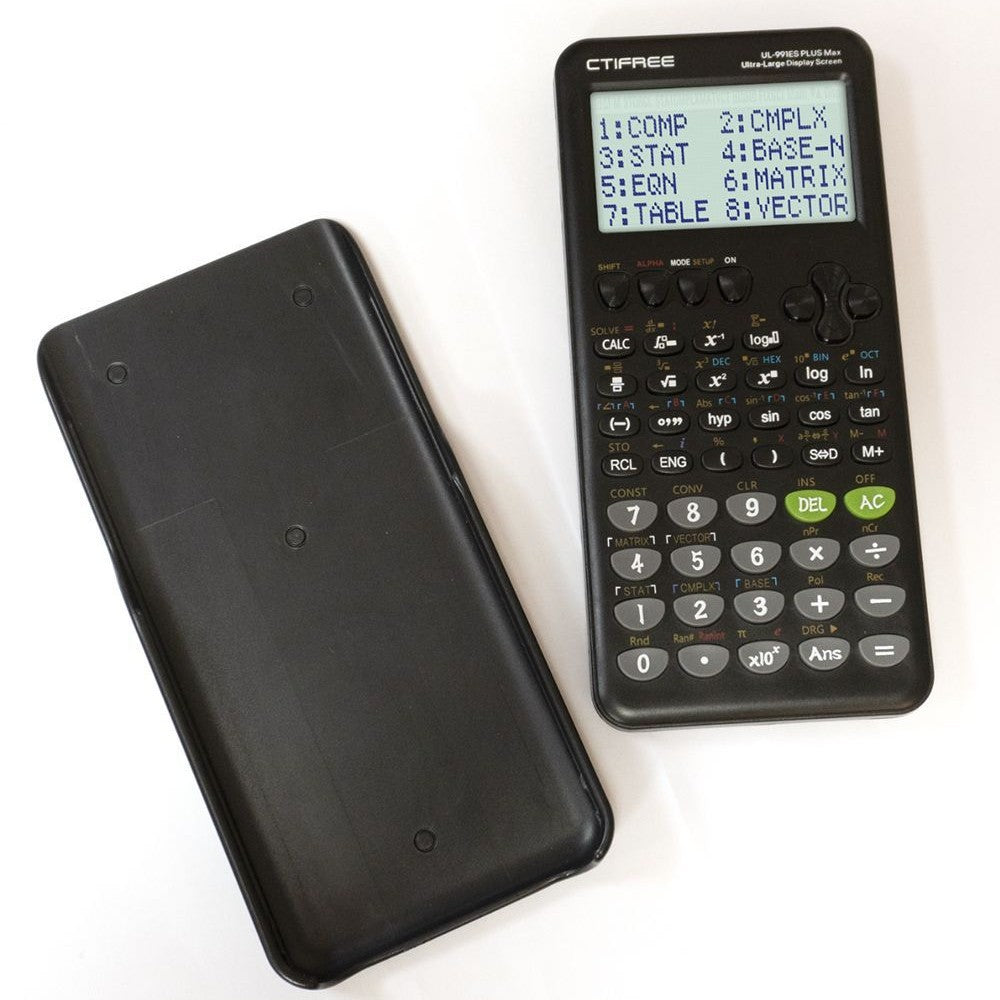 Advanced Scientific Calculator with 417 Functions & Large Natural Textbook Display(black)