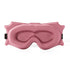 3pc 6D Contoured Zero-Pressure Sleep Mask - 360 Light Blocking Eye Mask with Adjustable Strap(Pink)