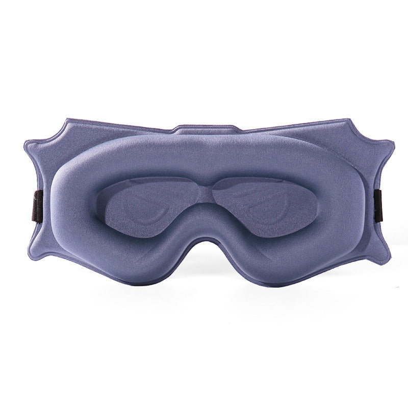 3pc 6D Contoured Zero-Pressure Sleep Mask - 360 Light Blocking Eye Mask with Adjustable Strap(Purple)
