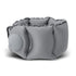 Dark Grey Press-Pump Inflatable Travel Pillow - Ultra-Lightweight Ergonomic 360° Neck Support