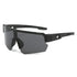 Black Unisex Sport Cycling Sunglasses - Lightweight Wraparound Eyewear for Running & Outdoor Activities