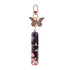 Black 3 Pcs Portable 5ml Perfume Atomiser Keychain - Refillable Floral Spray Bottle with Butterfly Charm for Travel & Handbag