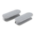 Grey 10-Pack No-Drill Window Handle Cabinet Pulls - Adhesive Mounting for Easy Installation