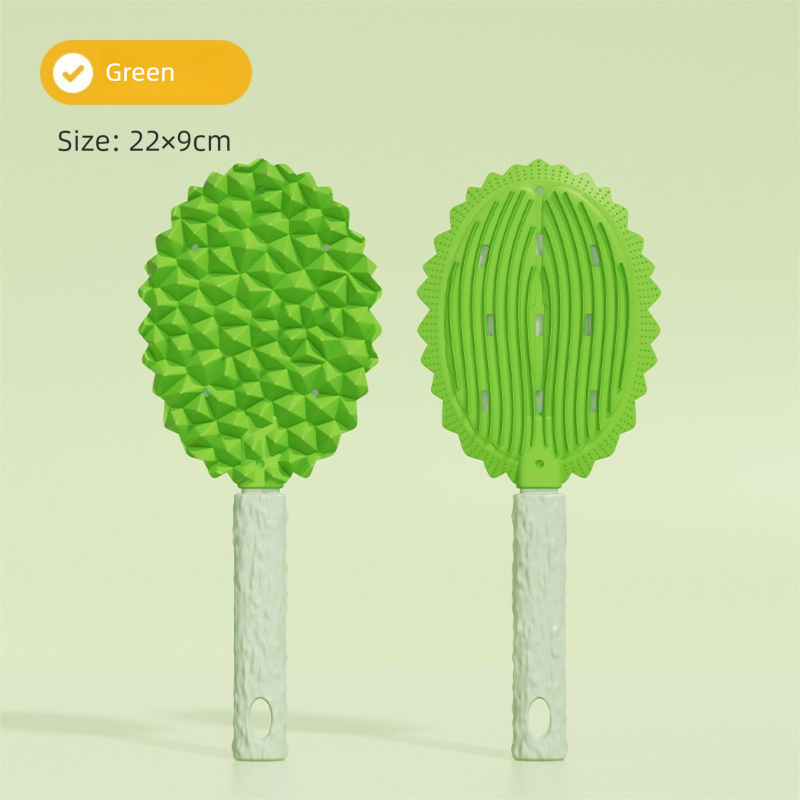 Green Pet Durian Massage Comb 2-Pack - Cat Deshedding Brush with Dual-Sided TPR Design for Soft Skin and Fur Cleaning