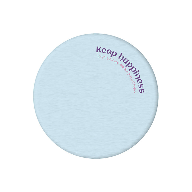 2 Pcs Blue Quick-Dry Natural Diatom Mud Coaster - Absorbent Bathroom Sink Mat for Kitchen and Washroom Use