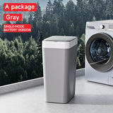 Grey Smart Sensor Trash Can – Slim, Durable, and Hands-Free Waste Bin for Kitchen, Bathroom, or Living Room