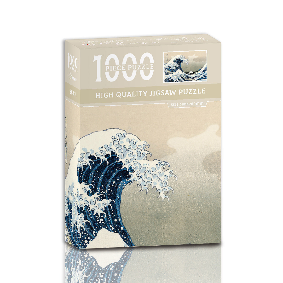 The Great Wave off Kanagawa 1000-Piece Jigsaw Puzzle – High-Quality Artistic Puzzle for Adults, Stress Relief & Mental Exercise（66-027）