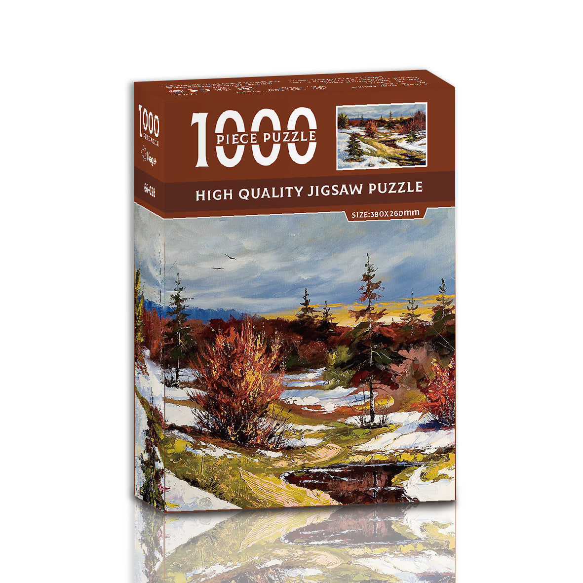 Snow-covered mangroves 1000-Piece Jigsaw Puzzle – High-Quality Artistic Puzzle for Adults, Stress Relief & Mental Exercise（66-028）