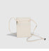 Beige Minimalist Lightweight Nylon Crossbody Phone Bag - Compact & Stylish for Women