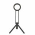 Black Magnetic Phone Stand with Foldable Tripod & Carabiner Hook – Multi-Functional, Portable Smartphone Holder for Outdoor Use
