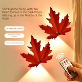 2 Pcs Maple Leaf Smart Motion-Sensing LED Night Light – Magnetic & Self-Adhesive 