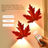 2 Pcs Maple Leaf Smart Motion-Sensing LED Night Light – Magnetic & Self-Adhesive 