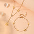 Stylish Stainless Steel Jewelry Set – Elegance Meets Durability with Parisian Arc de Triomphe Design