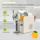 White Compact Home Cold Drink & Ice Cream Maker – Multi-Functional Slush, Milkshake, Coffee, Cocktail & Ice Cream Machine with Auto-Clean Function (AU Plug)