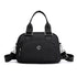 Black Large Capacity Single Shoulder Bag – Waterproof Nylon Tote with Adjustable Strap, Multi-Functional Design for Everyday Use