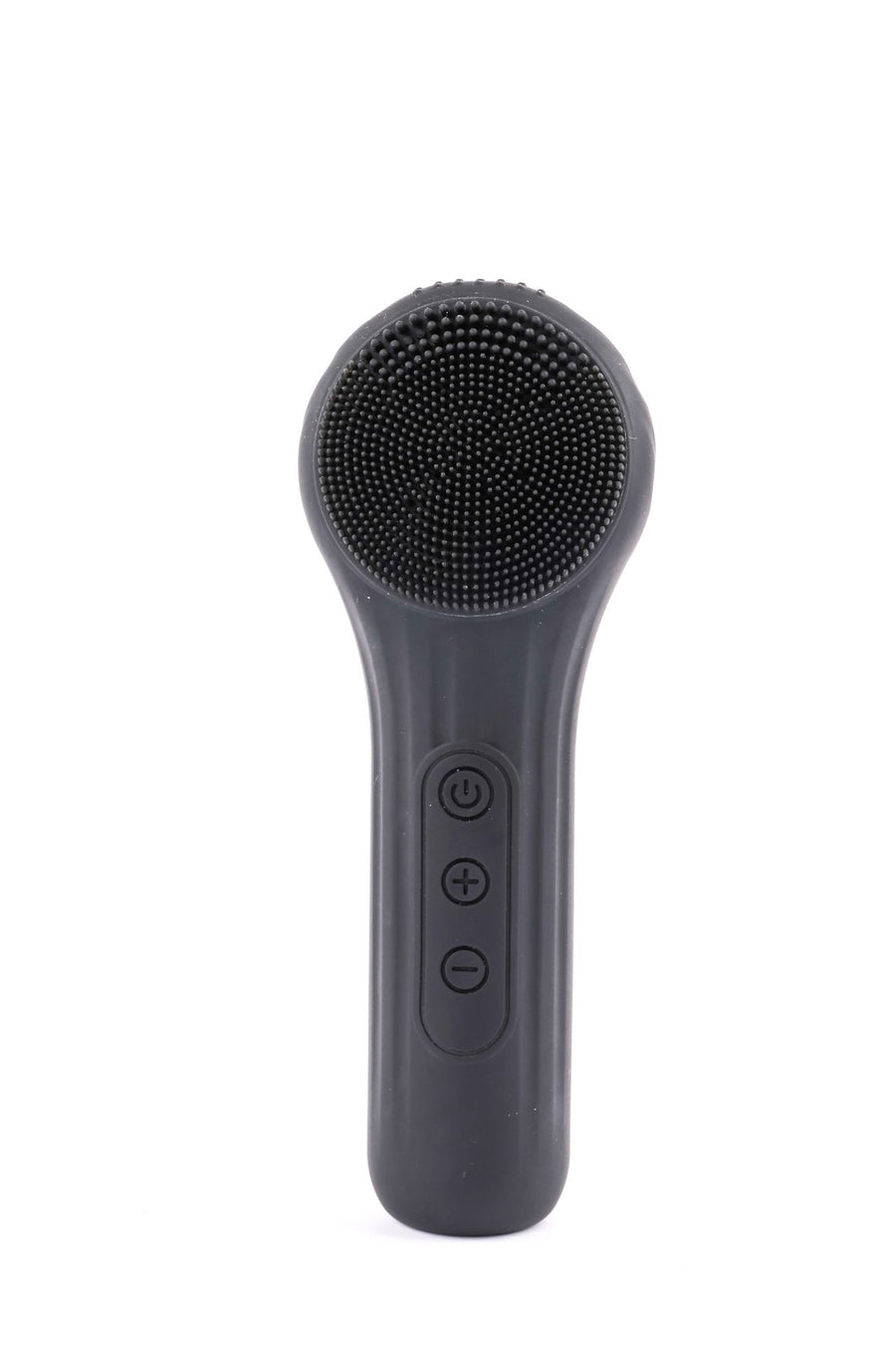 Black Multi-Functional Silicone Facial Cleansing Brush – Ultrasonic & Heat Infusion Beauty Device