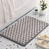Plush Cobblestone Memory Foam Bath Mat - Super Absorbent, Non-Slip & Machine Washable(Gray 50*80㎝)