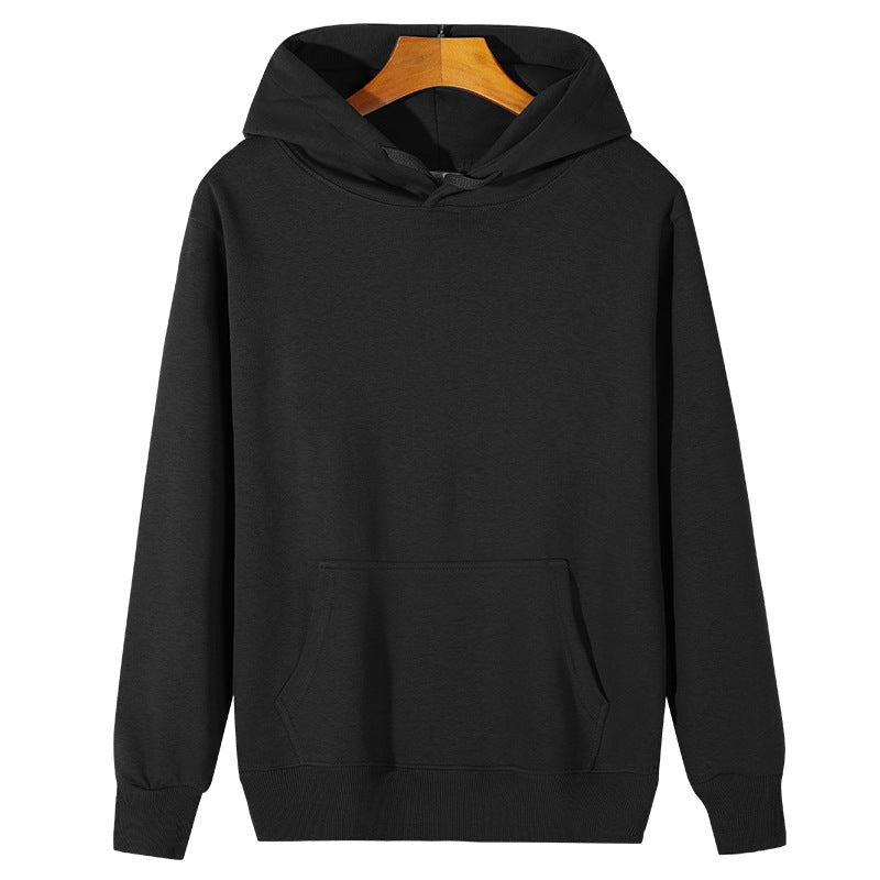 XL Black Men's Classic Fleece Pullover Hoodie - Warm & Cozy Winter Essential