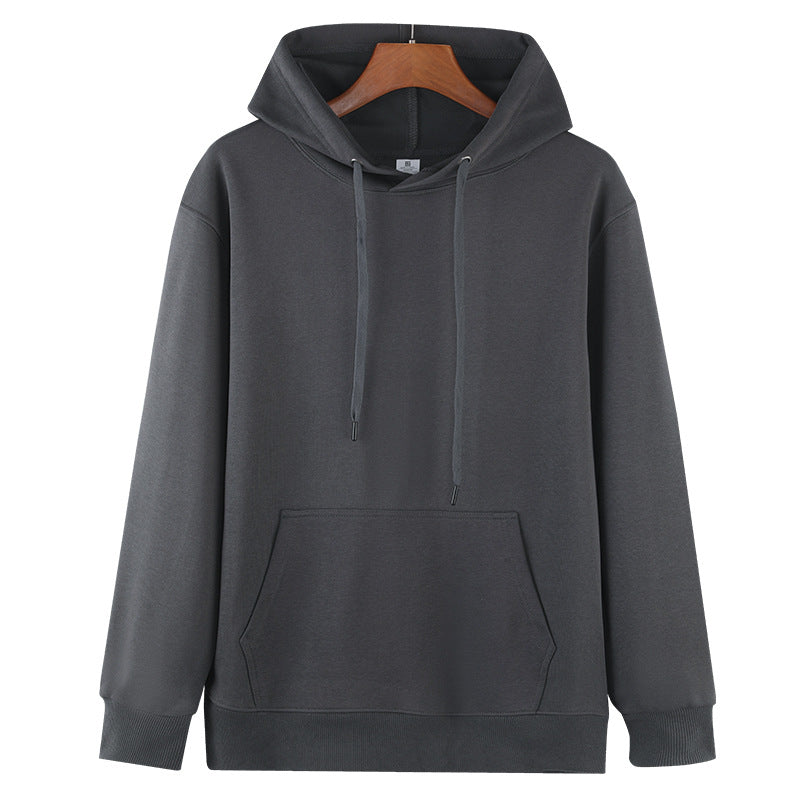 M Black Men's Classic Fleece Pullover Hoodie - Warm & Cozy Winter Essential