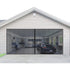 No-Drill Magnetic Garage Door Screen - Polyester Mosquito Net Curtain, Cross-border Home Summer Velcro Garage Door Mesh (244x214cm)