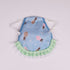 Blue Pineapple 4 Pack Hen Saddle Aprons for Backyard Chickens - Feather Protector for Poultry - Back Protection from Roosters - 22x23cm