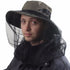 Green Outdoor Mosquito Head Net Hat with 40cm Mesh Shield - Wide Brim Sun Protection Bucket Hat for Fishing and Hiking - Quick Dry Breathable Cap
