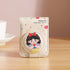 Princess 2 Pack Mini Lipstick Case with Mirror Cute Design Small Makeup Pouch 9.5cm for Handbag Travel Portable Storage