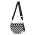 Black-and-white Checkered Pattern Women&