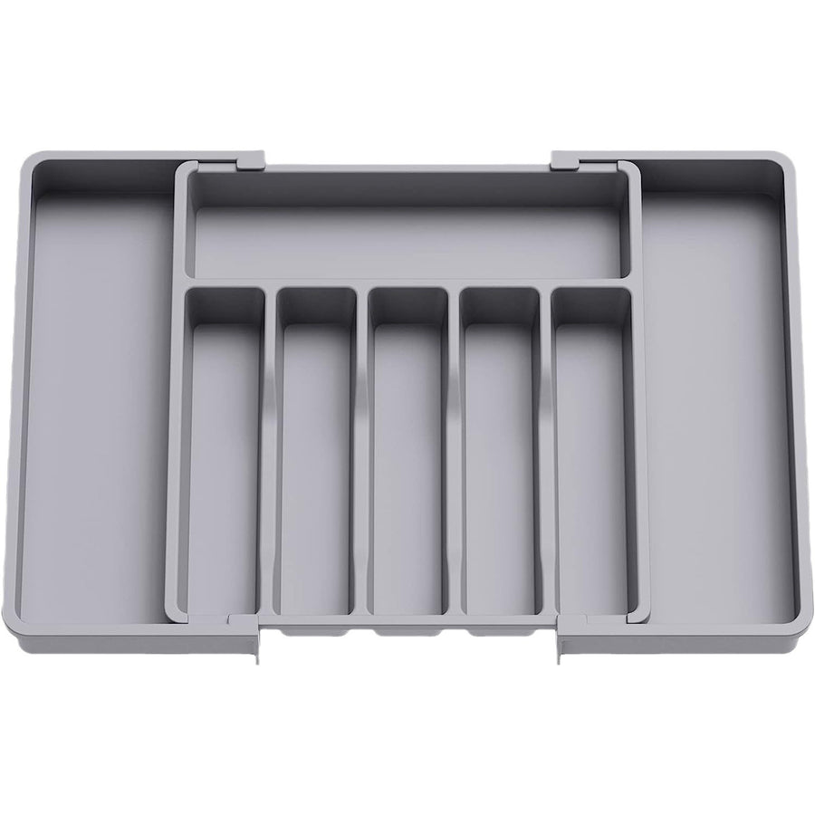 Grey Adjustable Cutlery Tray (33-57cm) 