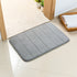 Grey Ultra-Absorbent Non-Slip Thickened Bath Mat(1.8x40x120CM) - Luxurious Durable Soft Floor Rug with Rubber Backing, Hand & Machine Washable Doormat for Bathroom & Entry