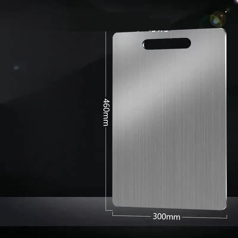 Dual-Sided Stainless Steel Chopping Board - Hygienic & Durable Kitchen Cutting Board for Meat, Veggies & More(30*46cm)