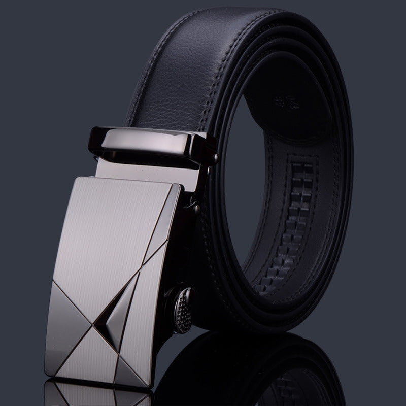 Valentine's Day Gift - Premium Men's Genuine Leather Automatic Buckle Belt - Business & Casual(Style 4)