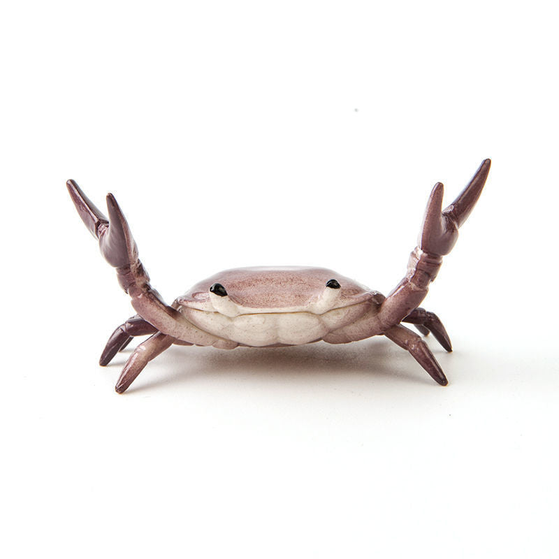 3-Pack Brown Creative Crab Pen Holders - Cute Desk Organizer & Phone Stand - Novelty Office Decor & Gift Idea