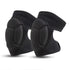 2 Pack Black Thick EVA Foam Knee Pads Anti-Slip Breathable Sponge Knee Guards for Gardening Flooring Dance Volleyball & Work Impact Protection(Size L)