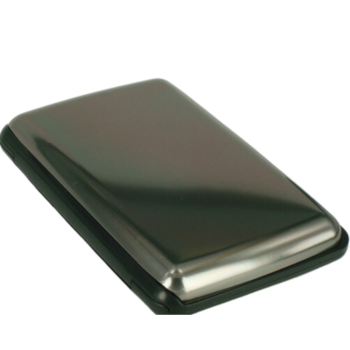 3-Pcs Grey Slim Aluminium Credit Card Holder RFID Blocking Wallet Hard Shell Case Business Card Organiser Lightweight Pocket Size for Everyday Use