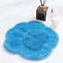 2-PCS Blue cat PAWS Non-Slip TPE Shower Mat with Foot Scrubber and Suction Cups Large Massage Bath Mat for Bathroom 30cm x 30cm