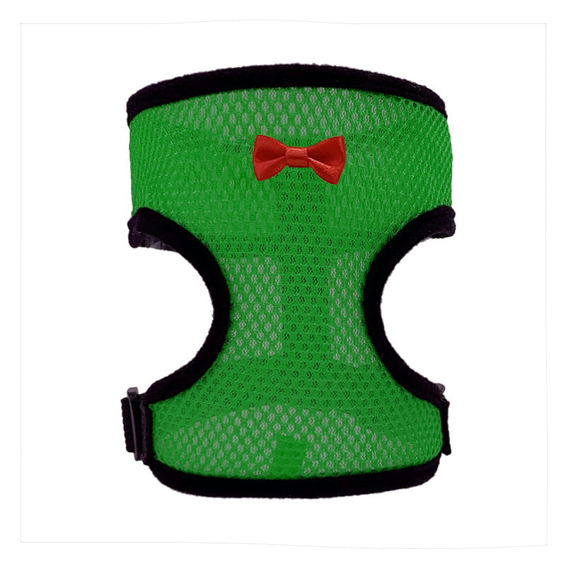 2-Pcs Green Adjustable Pet Harness with Leash – Breathable Mesh Design for Small Dogs, Cats, Chickens, Ducks & More | Anti-Escape, 360° Support, Lightweight & Comfortable in Australia(Size:XL)